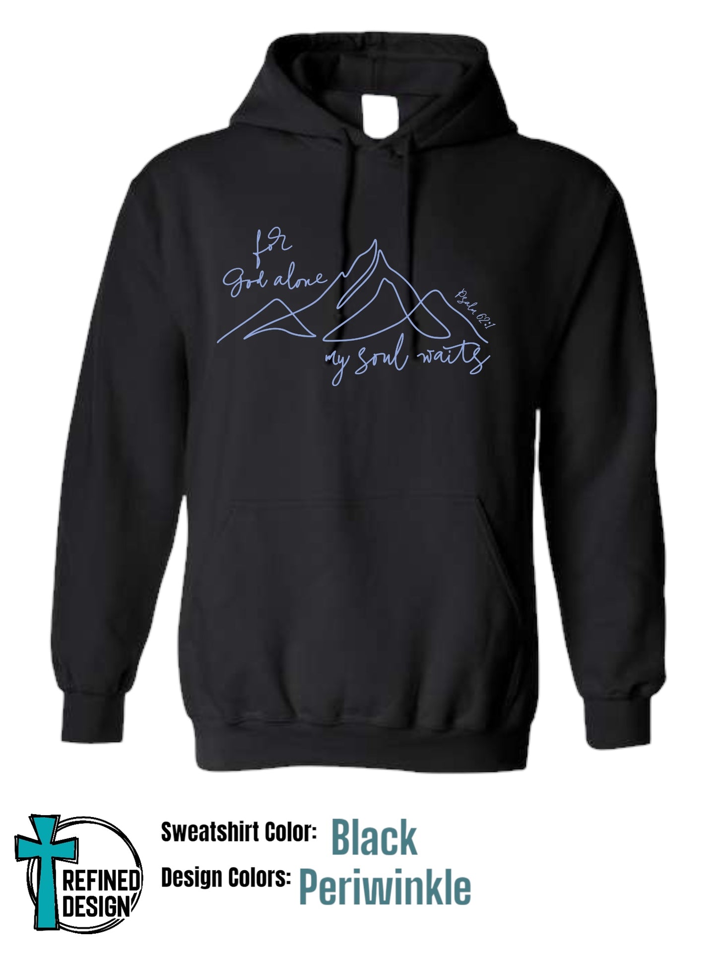 “For God Alone” Black Hooded Sweatshirt