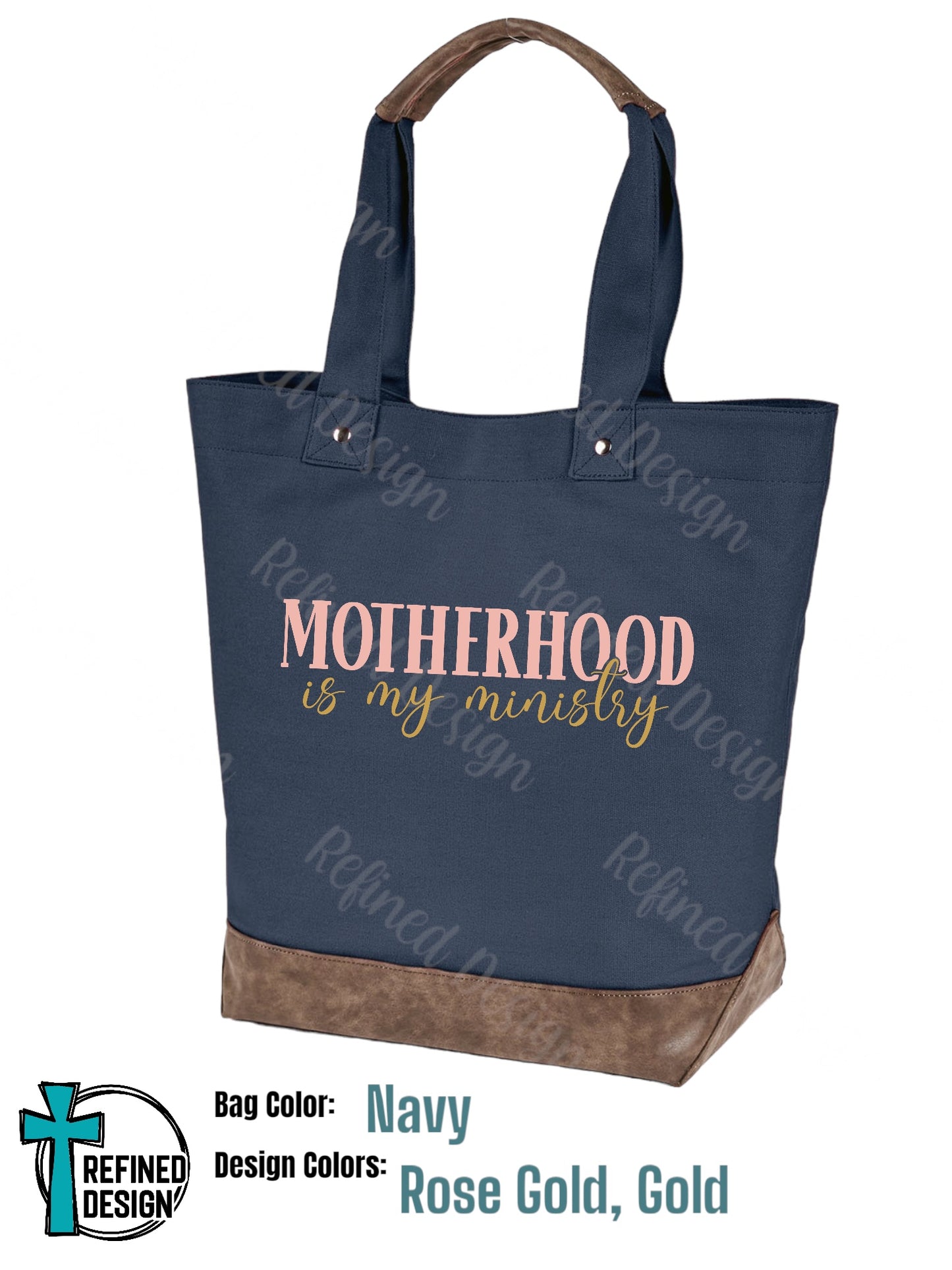 “Motherhood is my Ministry” Resort Tote Bag