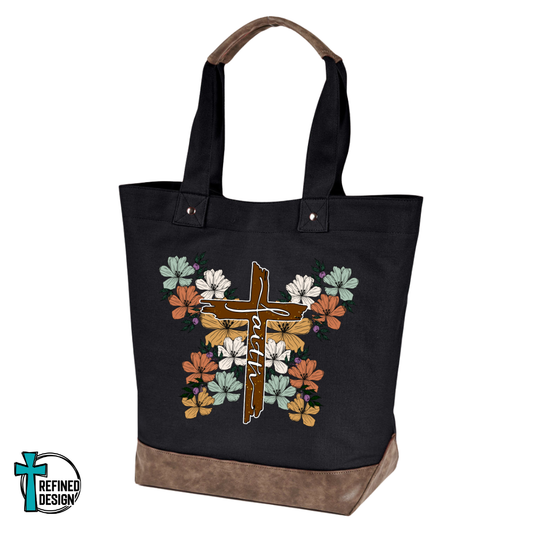 Faith in Full Bloom Tote Bag