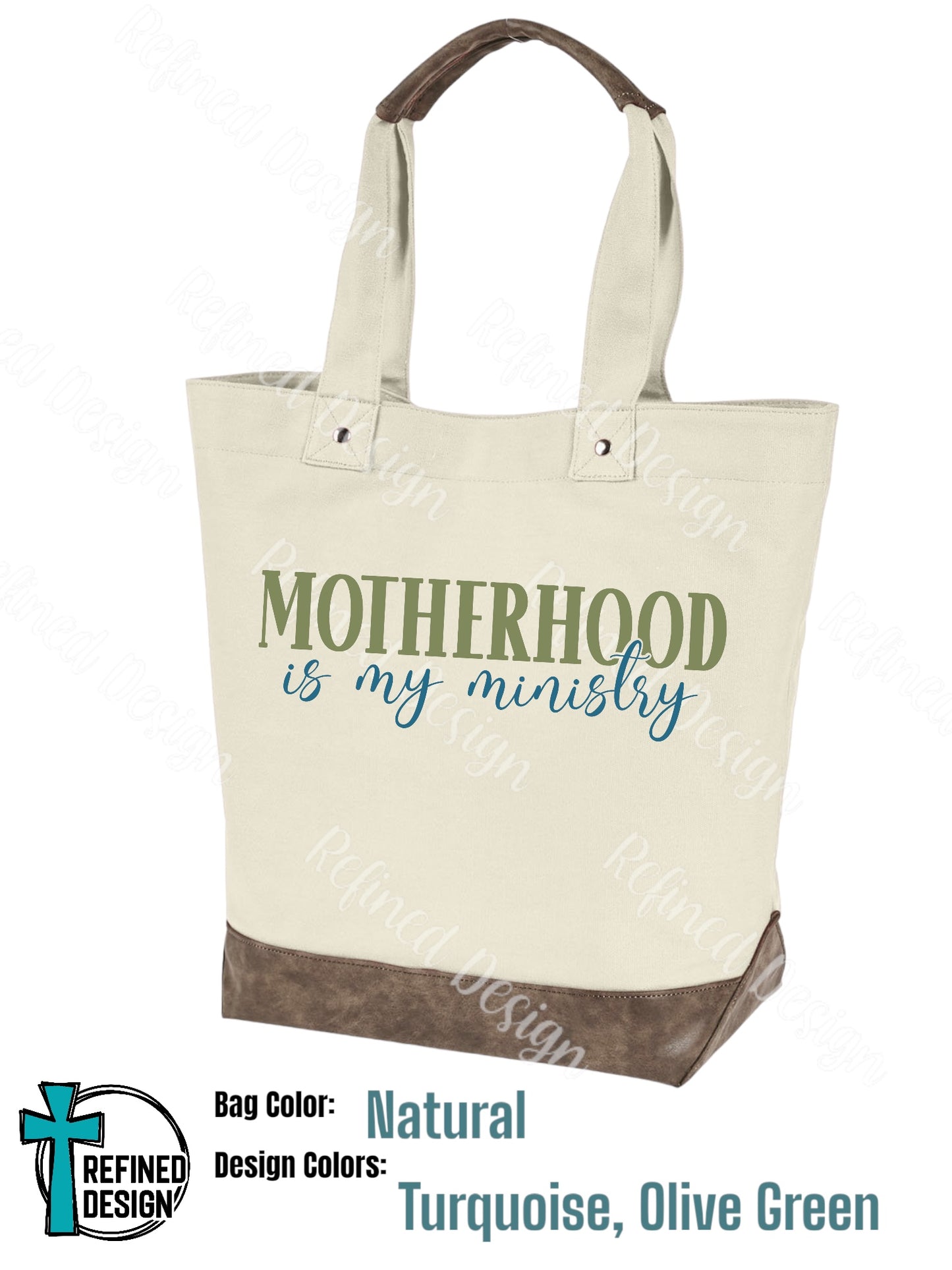 “Motherhood is my Ministry” Resort Tote Bag