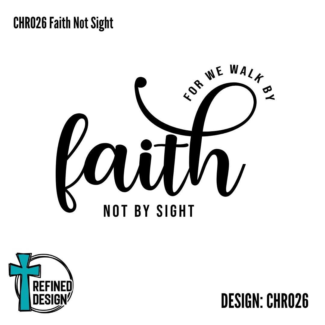CHR026 Faith Not Sight