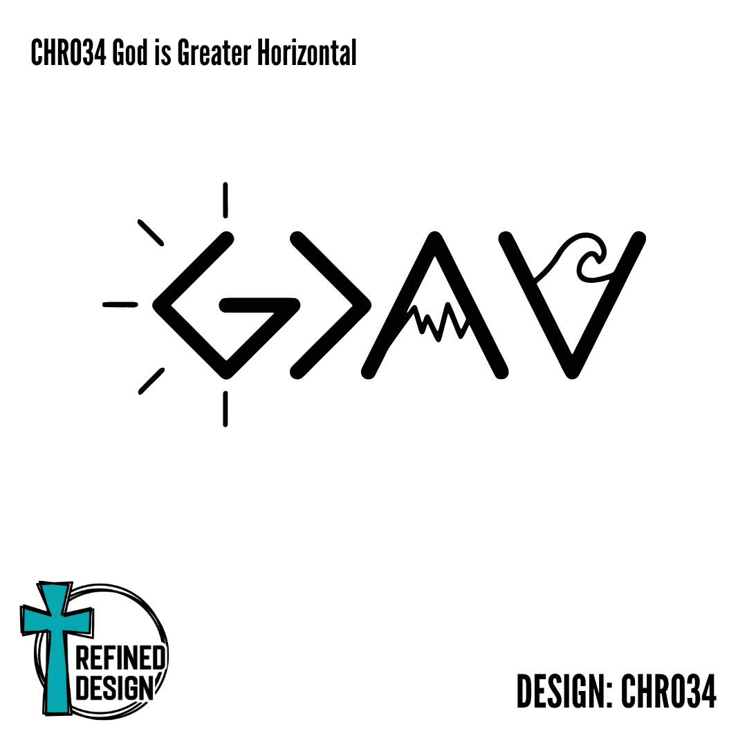 CHR034 God is Greater Horizontal