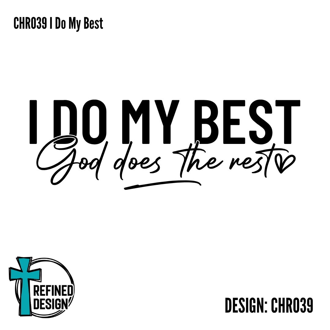 CHR039 I Do My Best