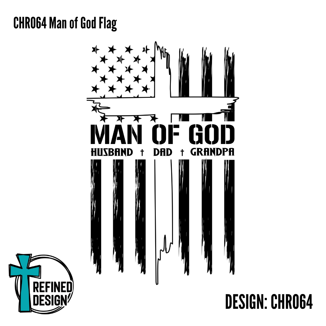 CHR064 Man of God Flag