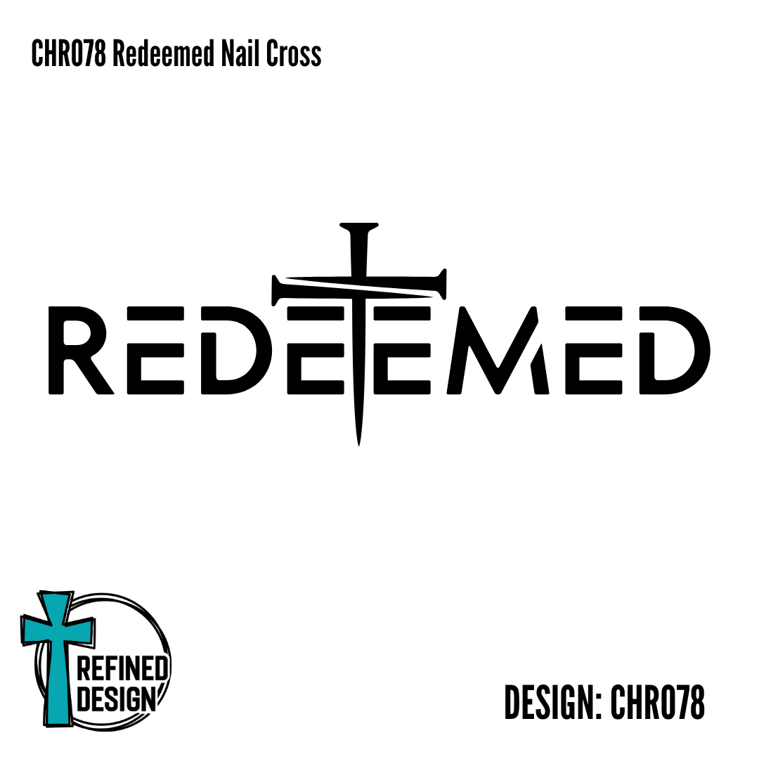 CHR078 Redeemed Nail Cross