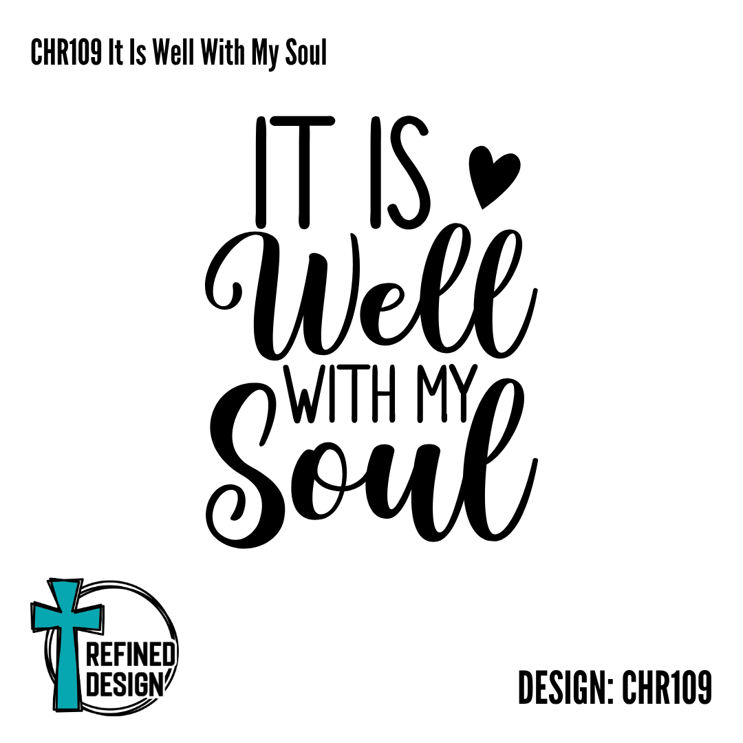 CHR109 It Is Well With My Soul