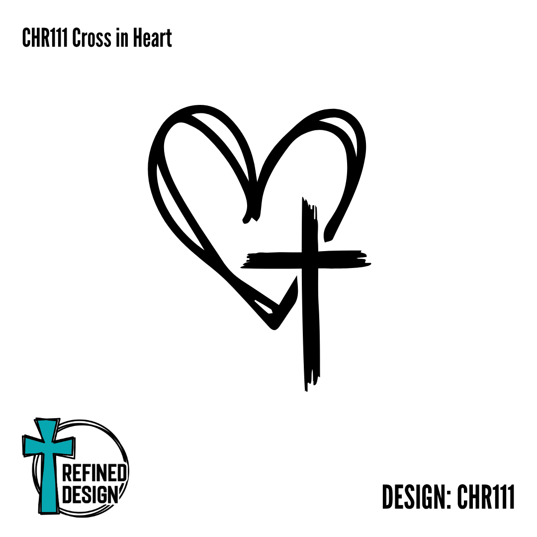 CHR111 Cross in Heart