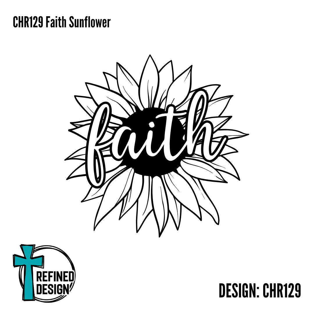 CHR129 Faith Sunflower