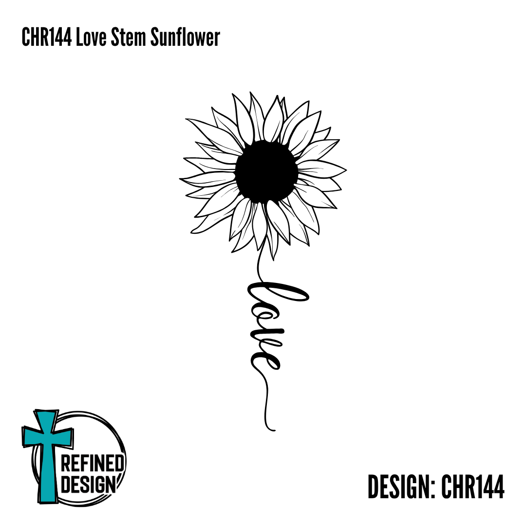 CHR144 Love Stem Sunflower