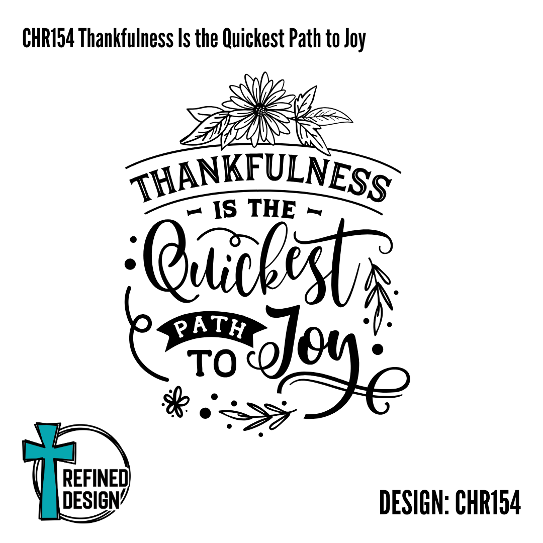 CHR154 Thankfulness Is the Quickest Path to Joy