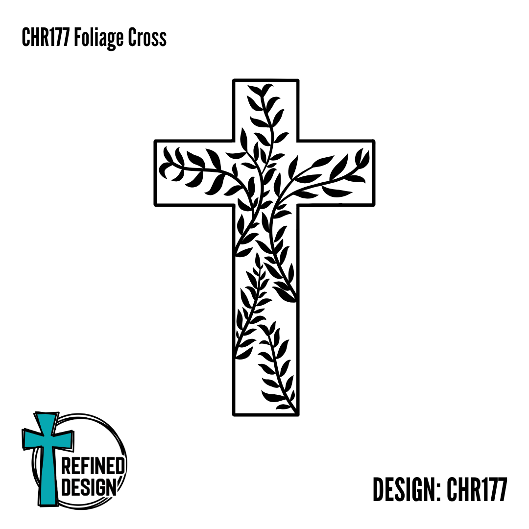 CHR177 Foliage Cross