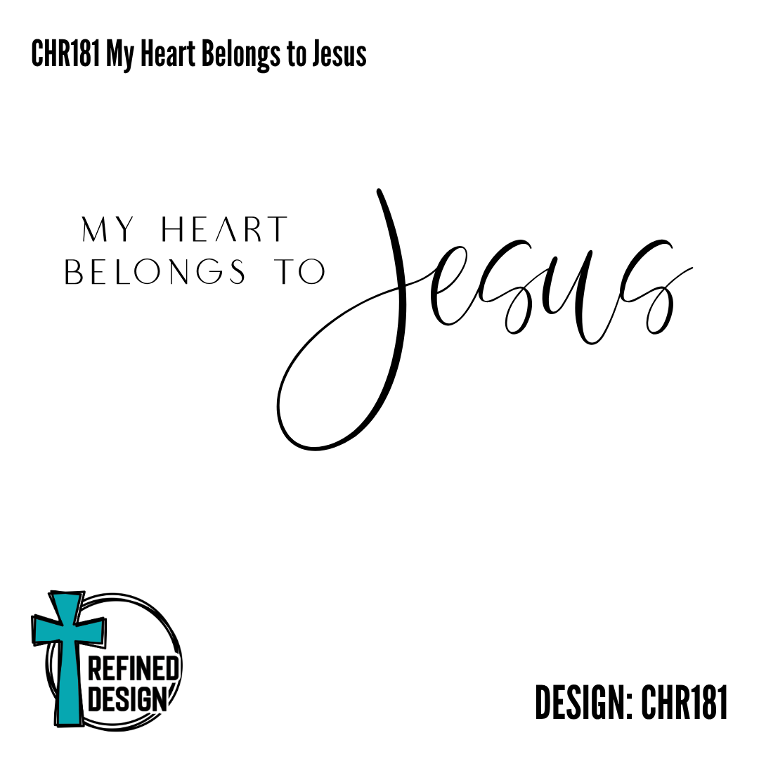 CHR181 My Heart Belongs to Jesus