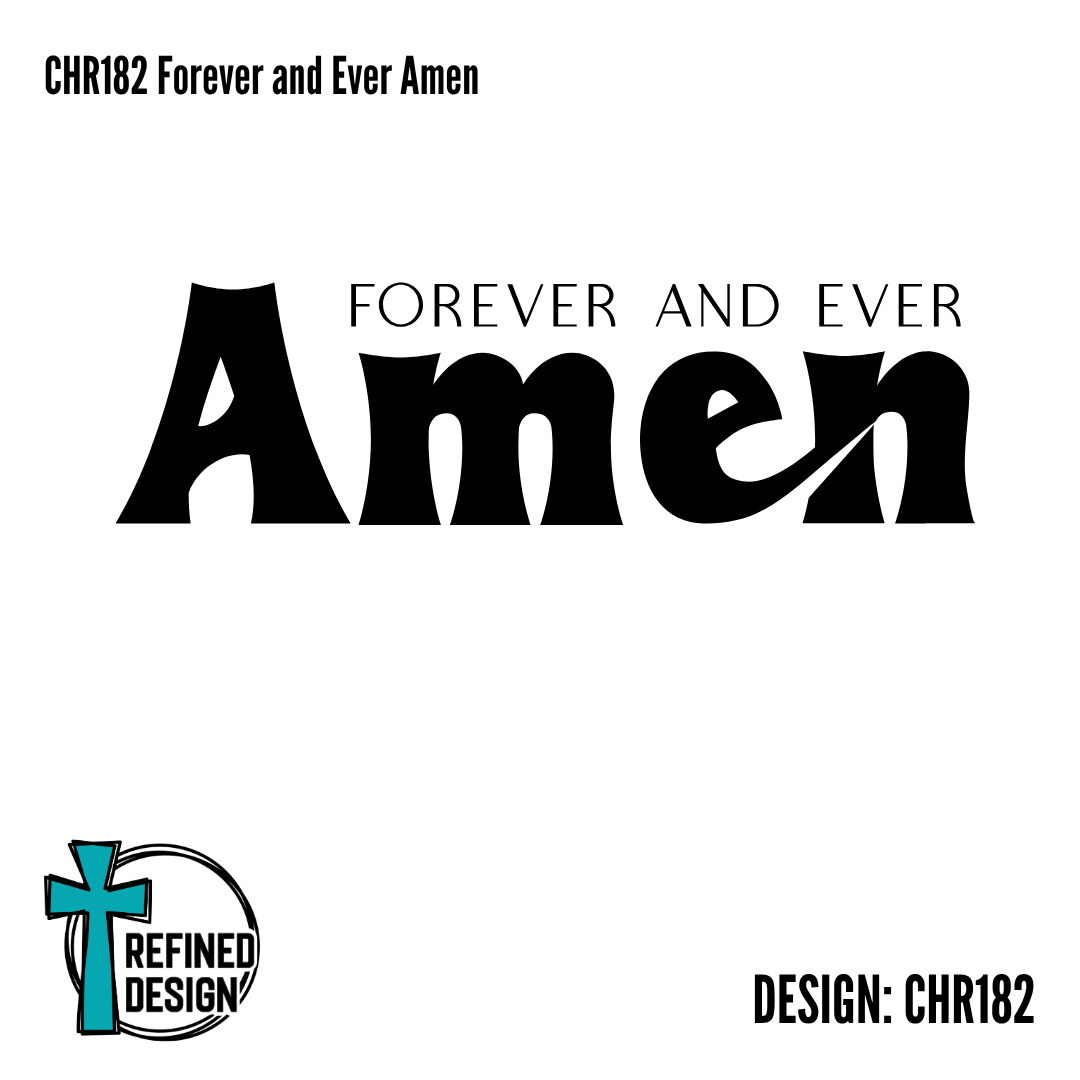 CHR182 Forever and Ever Amen