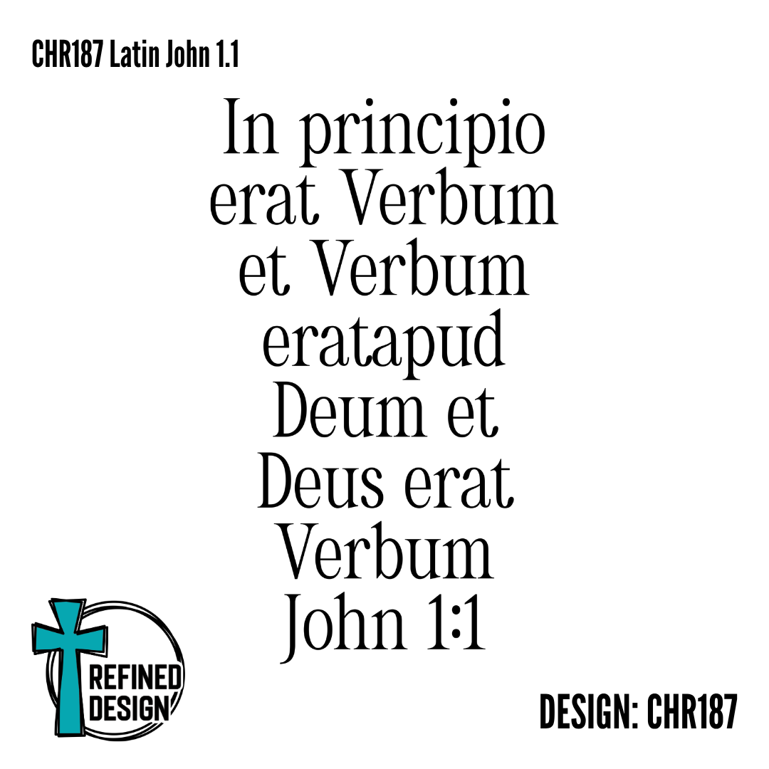 CHR187 Latin John 1.1