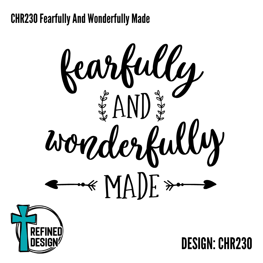 CHR230 Fearfully And Wonderfully Made