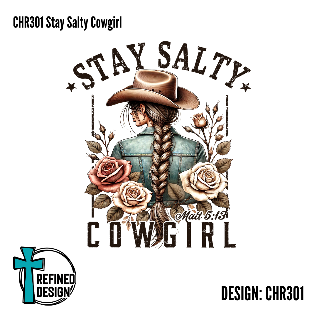 CHR301 Stay Salty Cowgirl