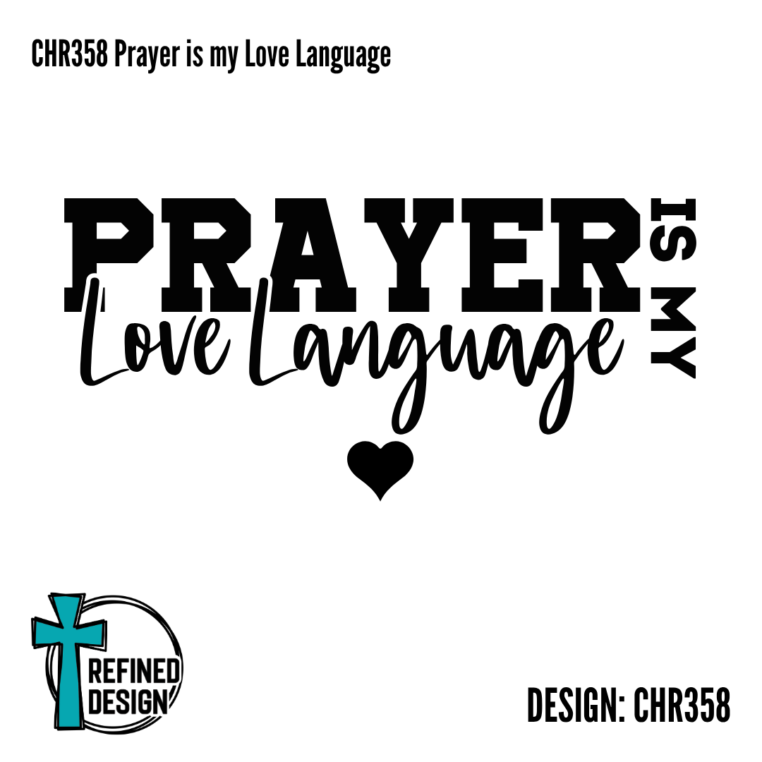 CHR358 Prayer is my Love Language