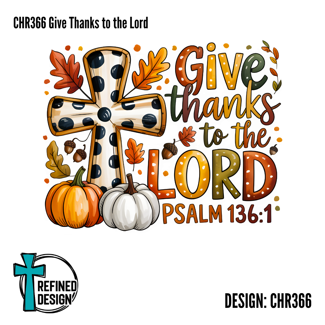 CHR366 Give Thanks to the Lord