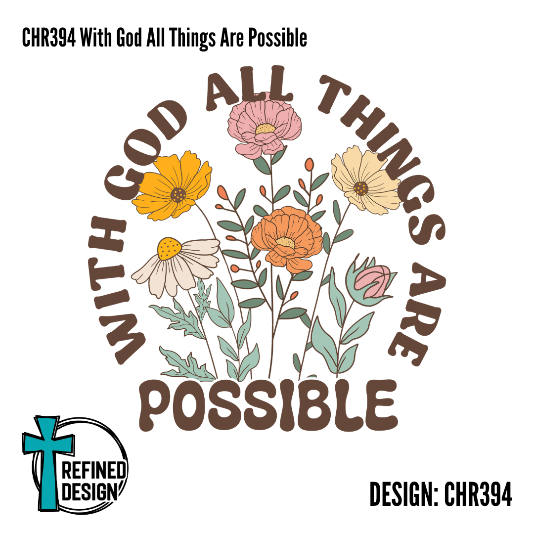 CHR394 With God All Things Are Possible