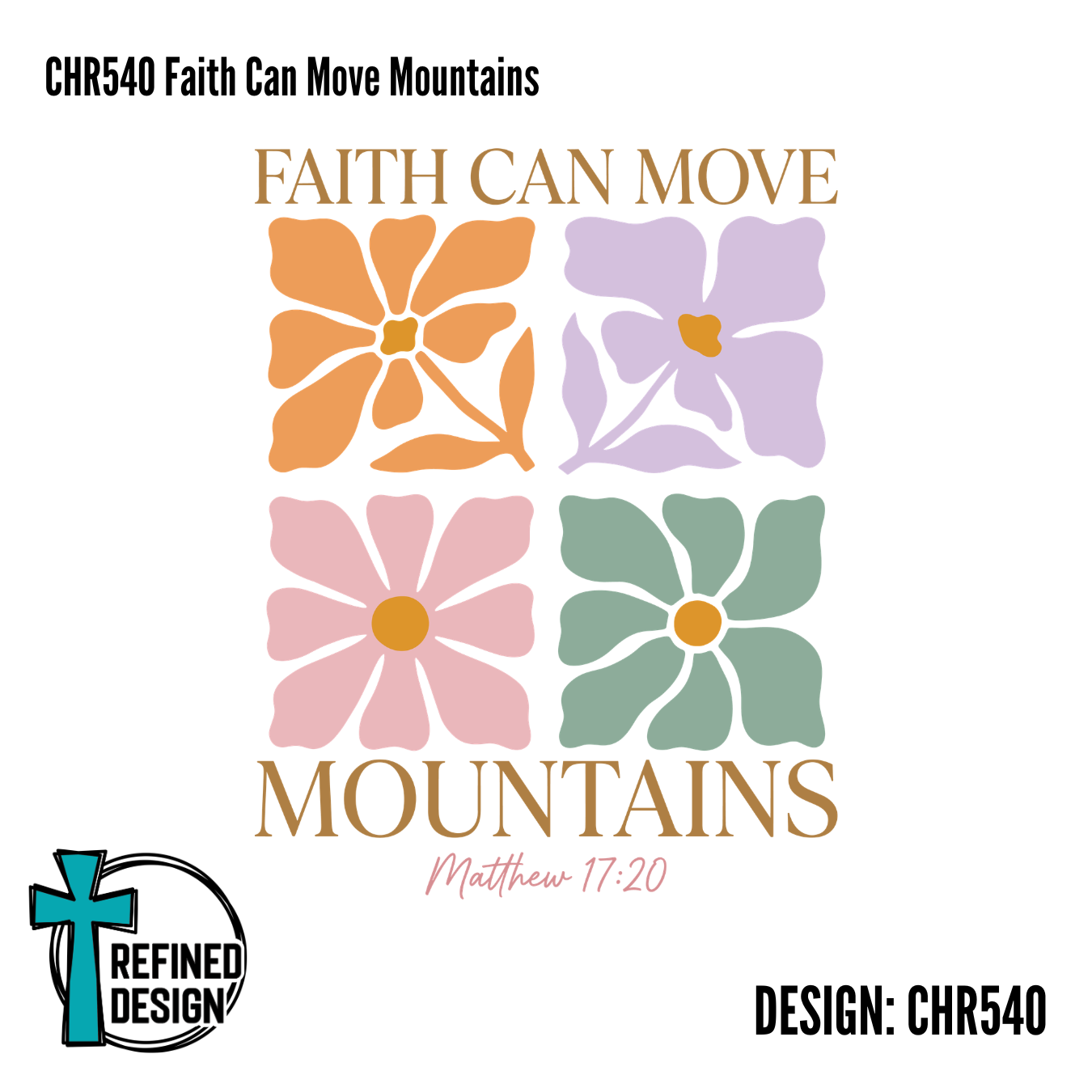 CHR540 Faith Can Move Mountains