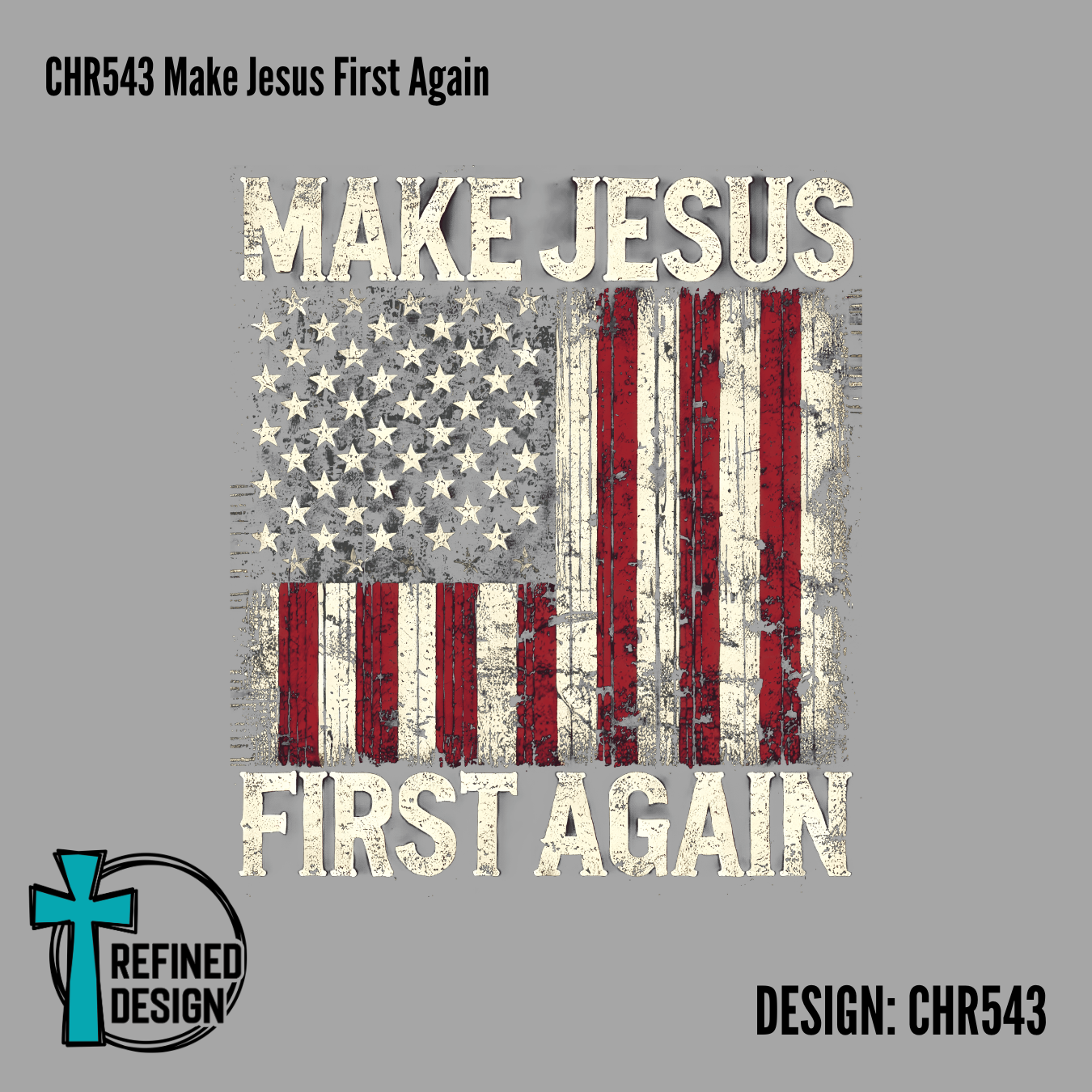 CHR543 Make Jesus First Again