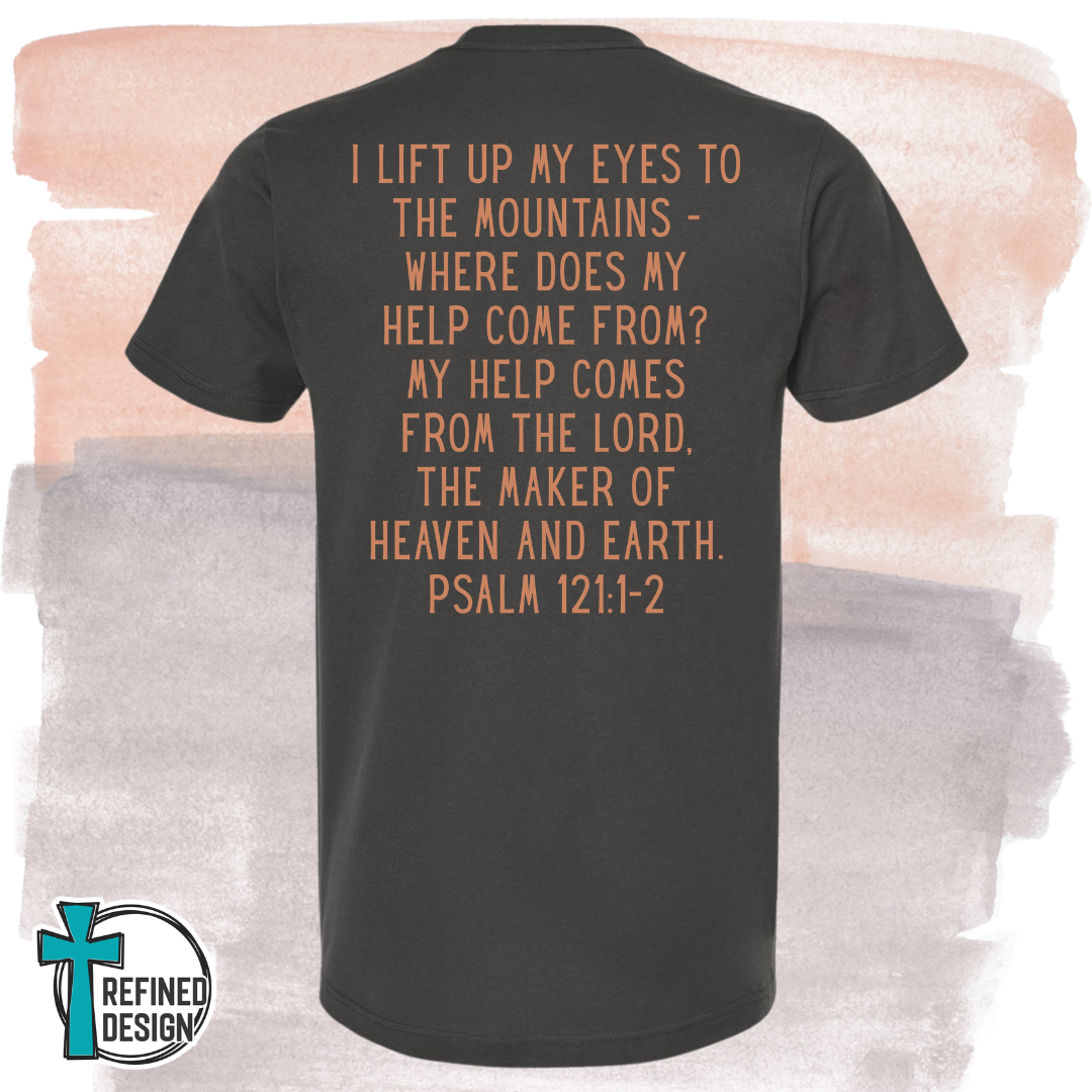 Mend Charcoal "Mountains" T-Shirt