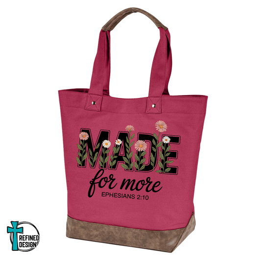 Purpose in Bloom Tote Bag