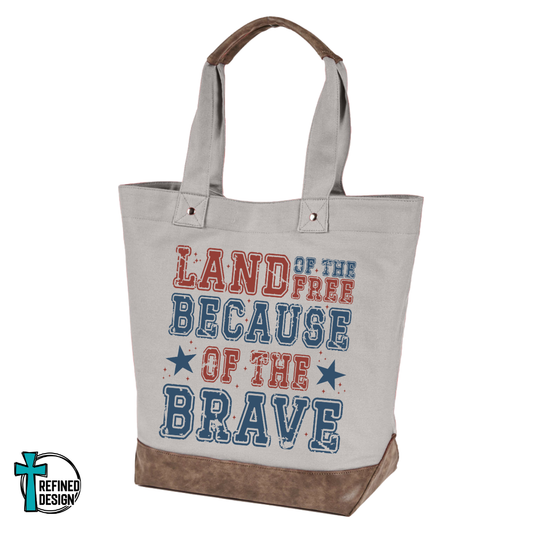 Brave & Free Tote Bag
