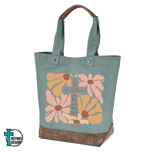 Unshaken Bloom Tote Bag