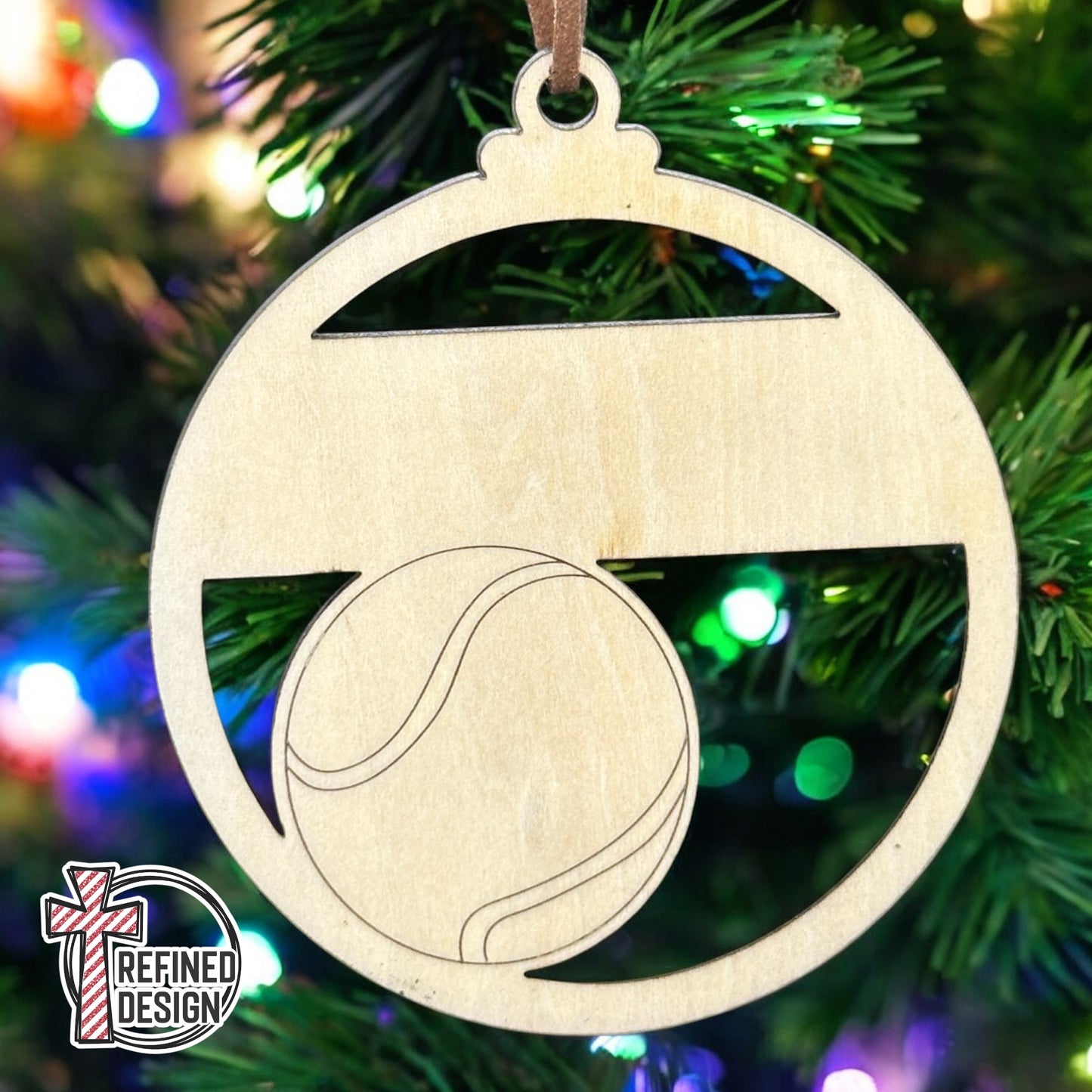 Personalized Sports Laser Cut Ornament