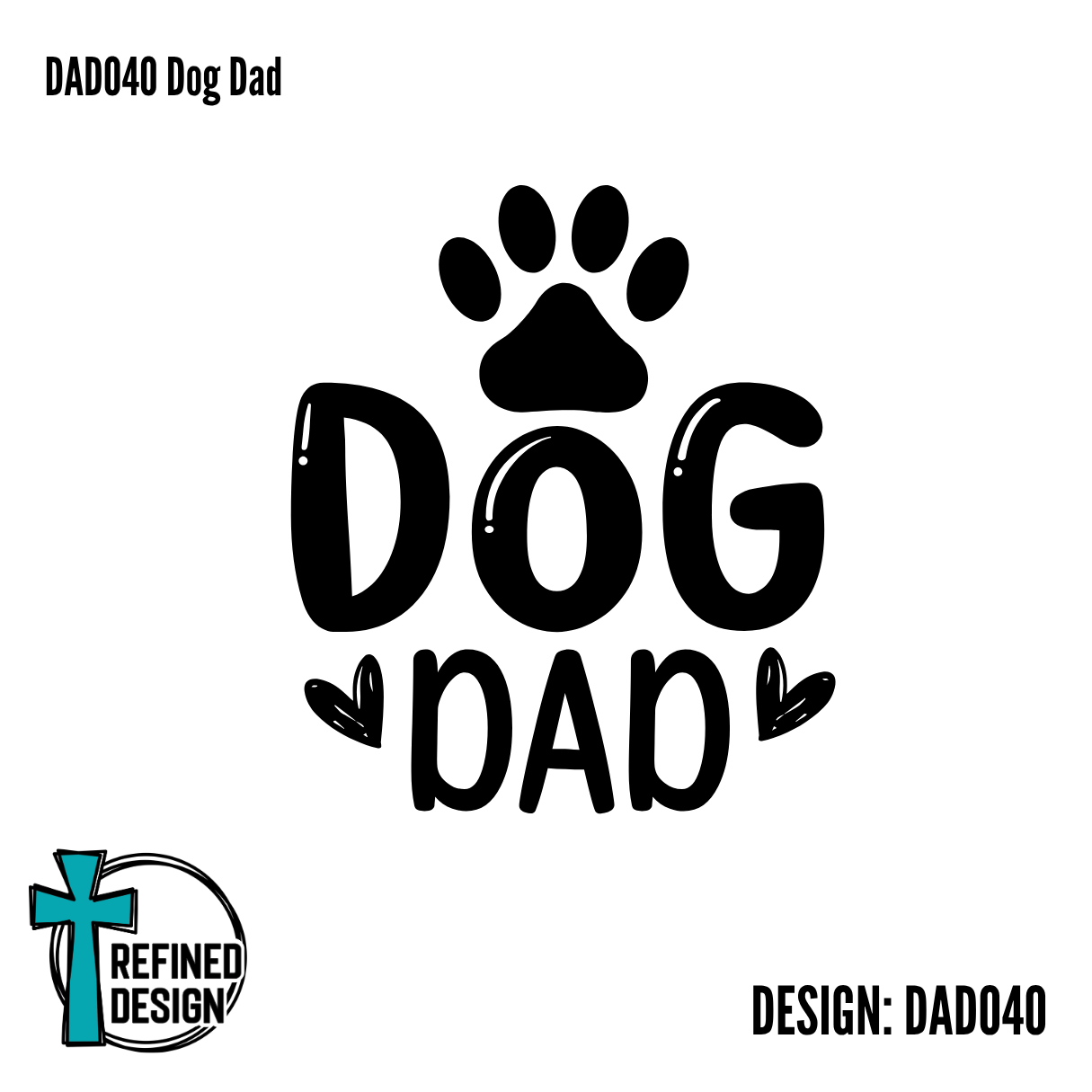 DAD040 Dog Dad