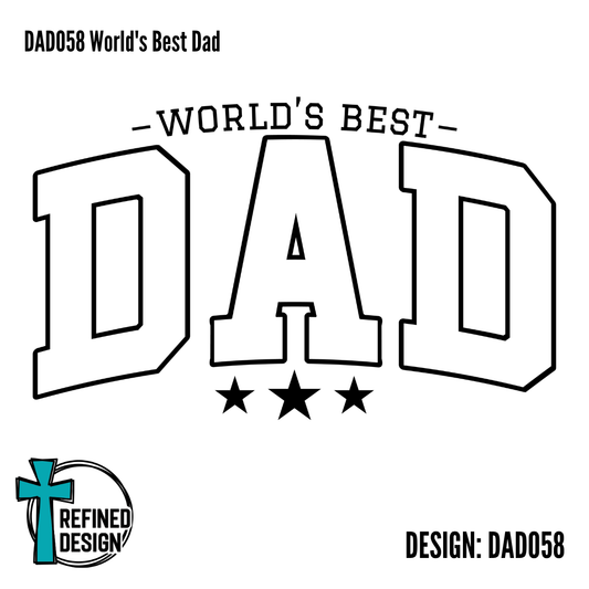 DAD058 World's Best Dad