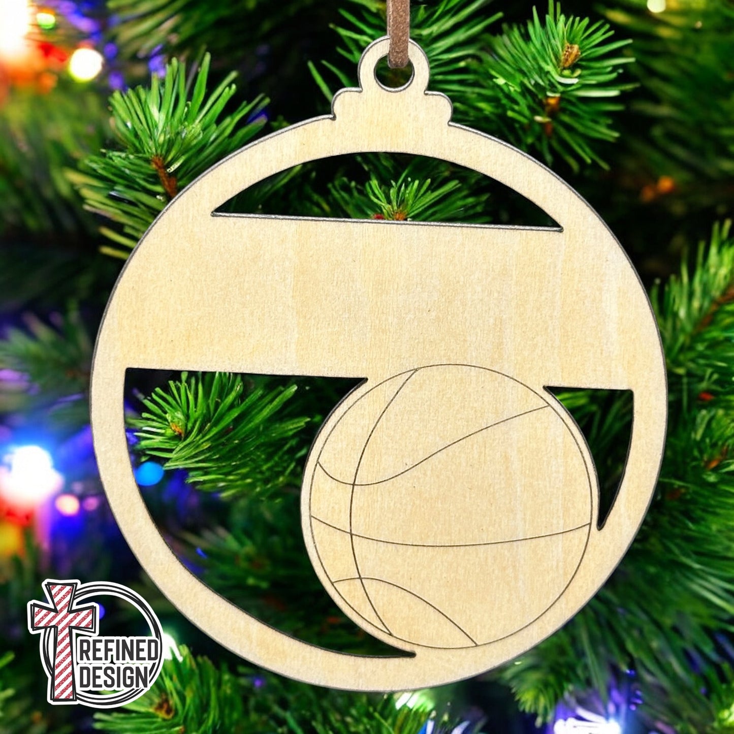 Personalized Sports Laser Cut Ornament