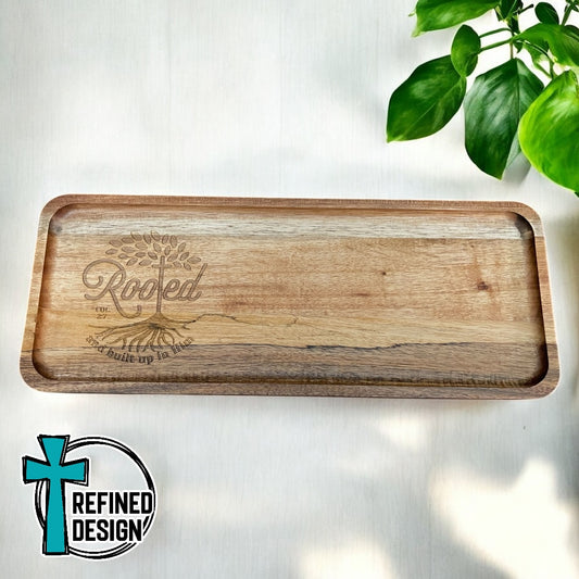 Rooted Acacia Tray