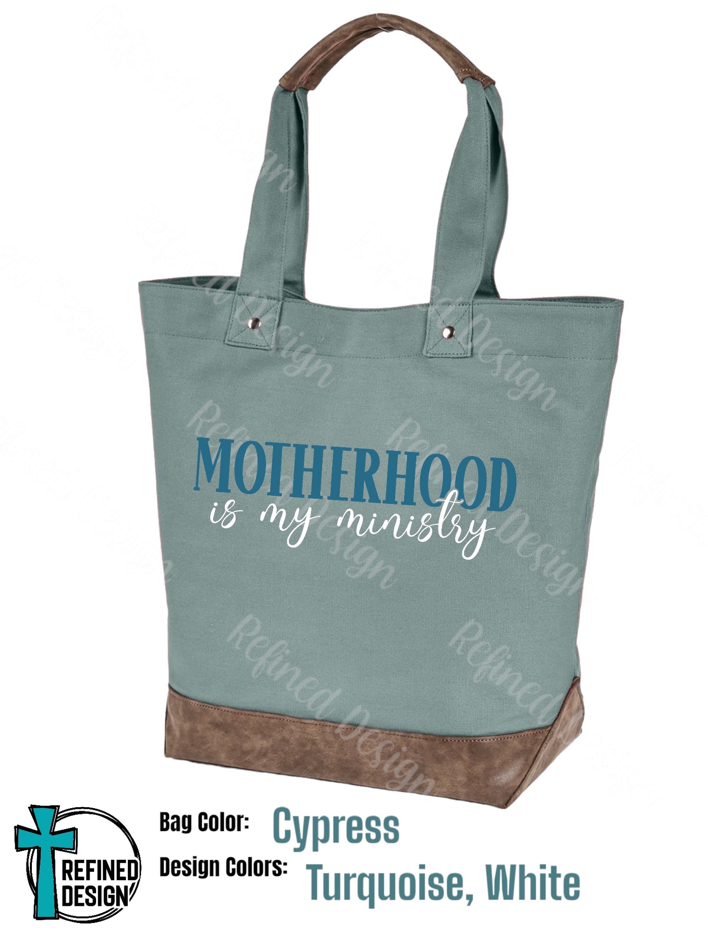 “Motherhood is my Ministry” Resort Tote Bag