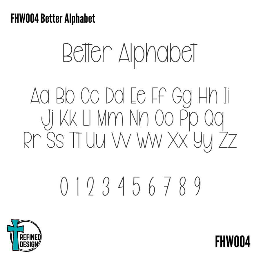 Better Alphabet