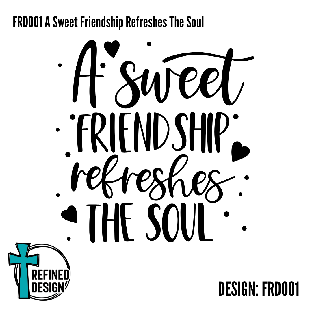 FRD001 A Sweet Friendship Refreshes The Soul