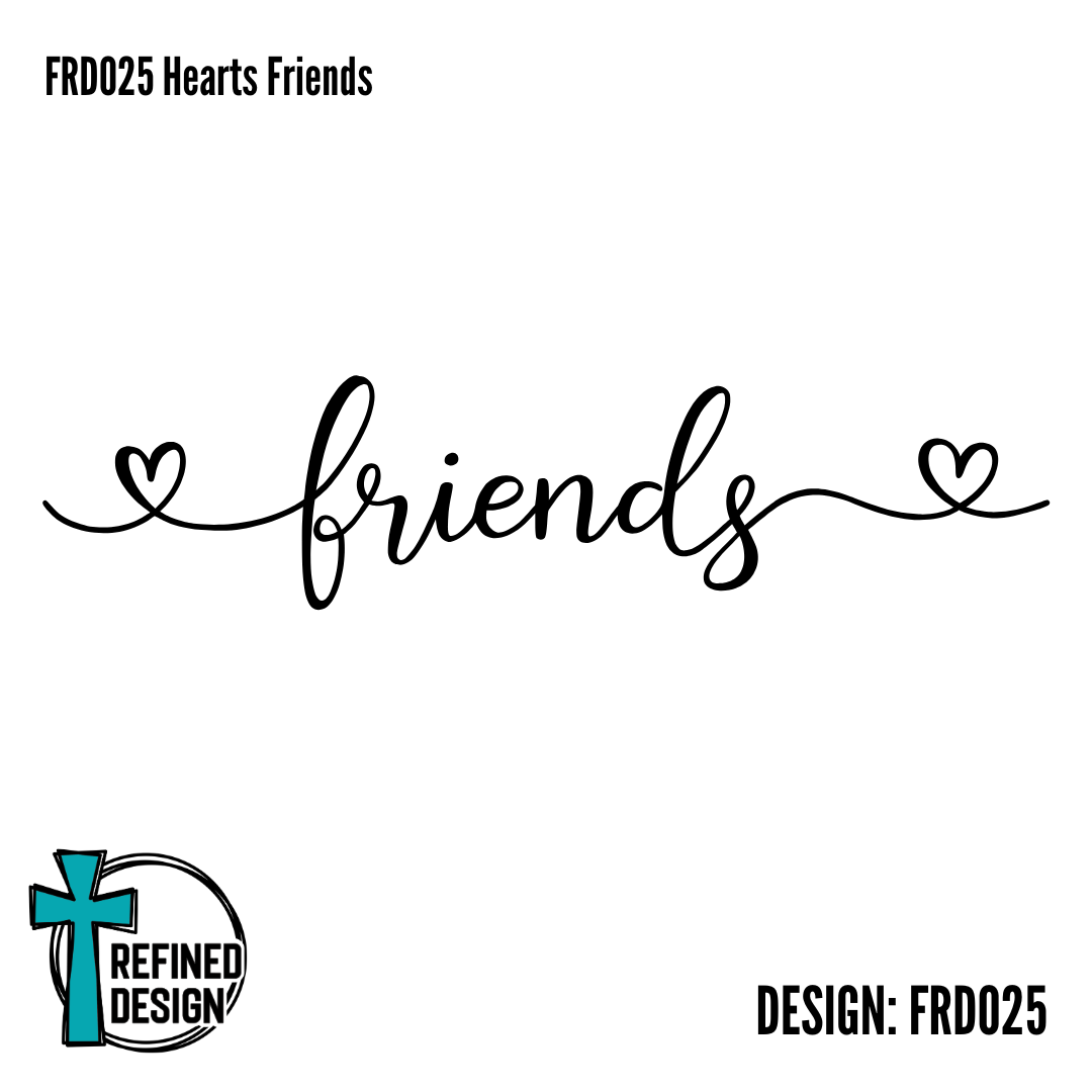 FRD025 Hearts Friends