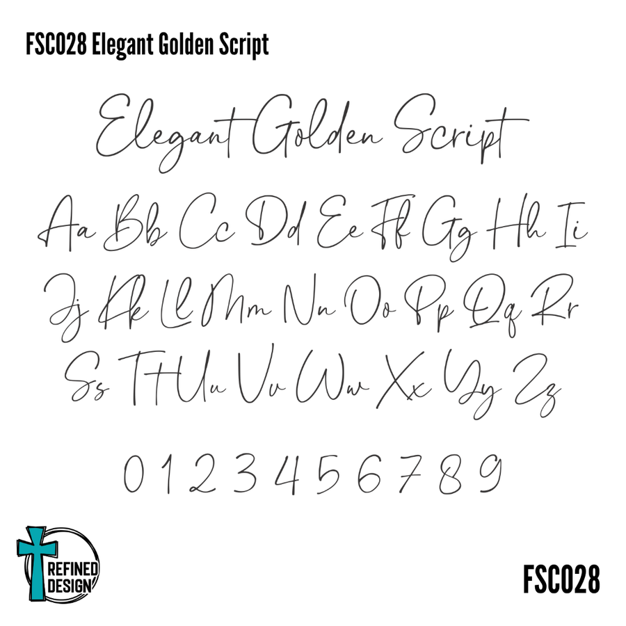 Elegant Golden Script