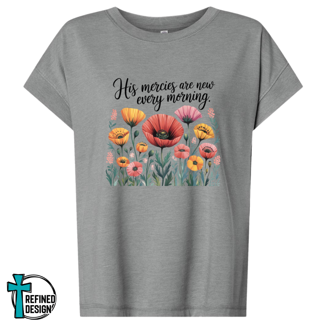 His Mercies Are New Every Morning – Vintage Washed Tee