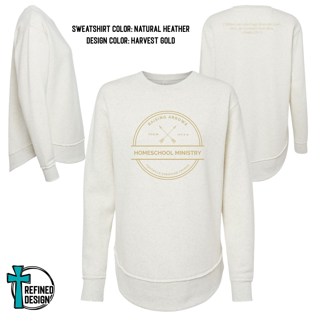 Raising Arrows Homeschool Ministry Sweatshirt
