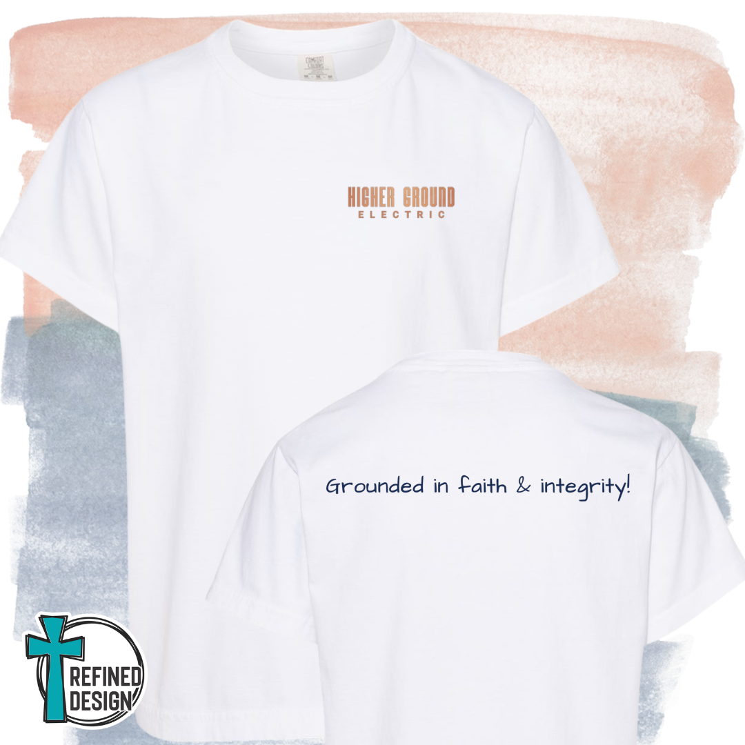Higher Ground White T-Shirt