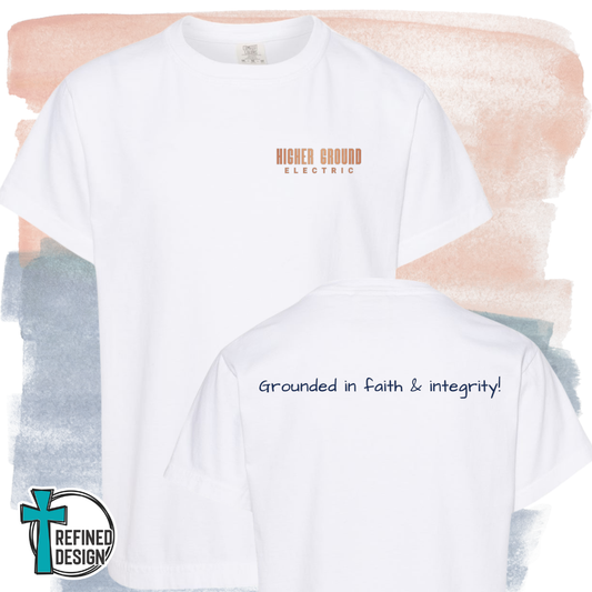 Higher Ground White T-Shirt