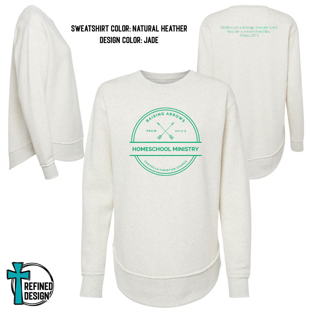 Raising Arrows Homeschool Ministry Sweatshirt