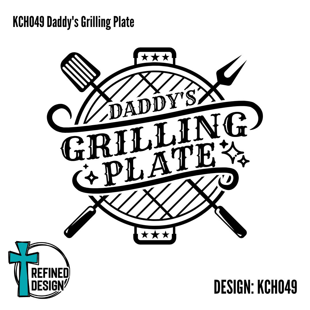 KCH049 Daddy's Grilling Plate