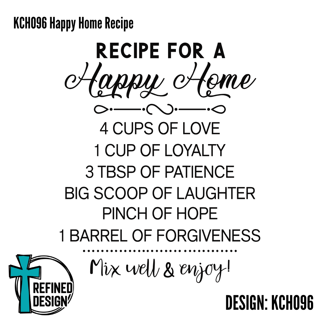 KCH096 Happy Home Recipe