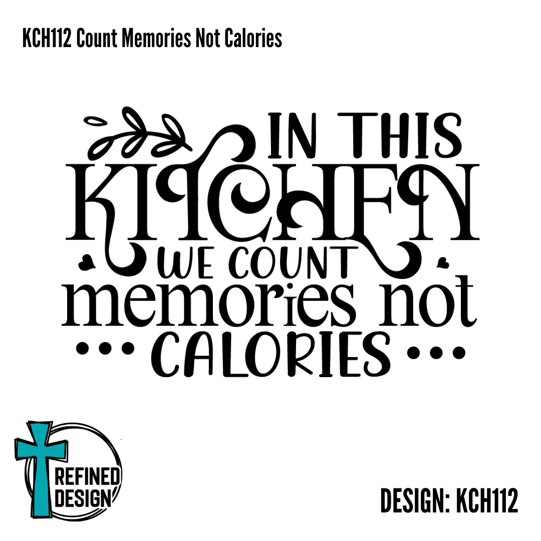KCH112 Count Memories Not Calories