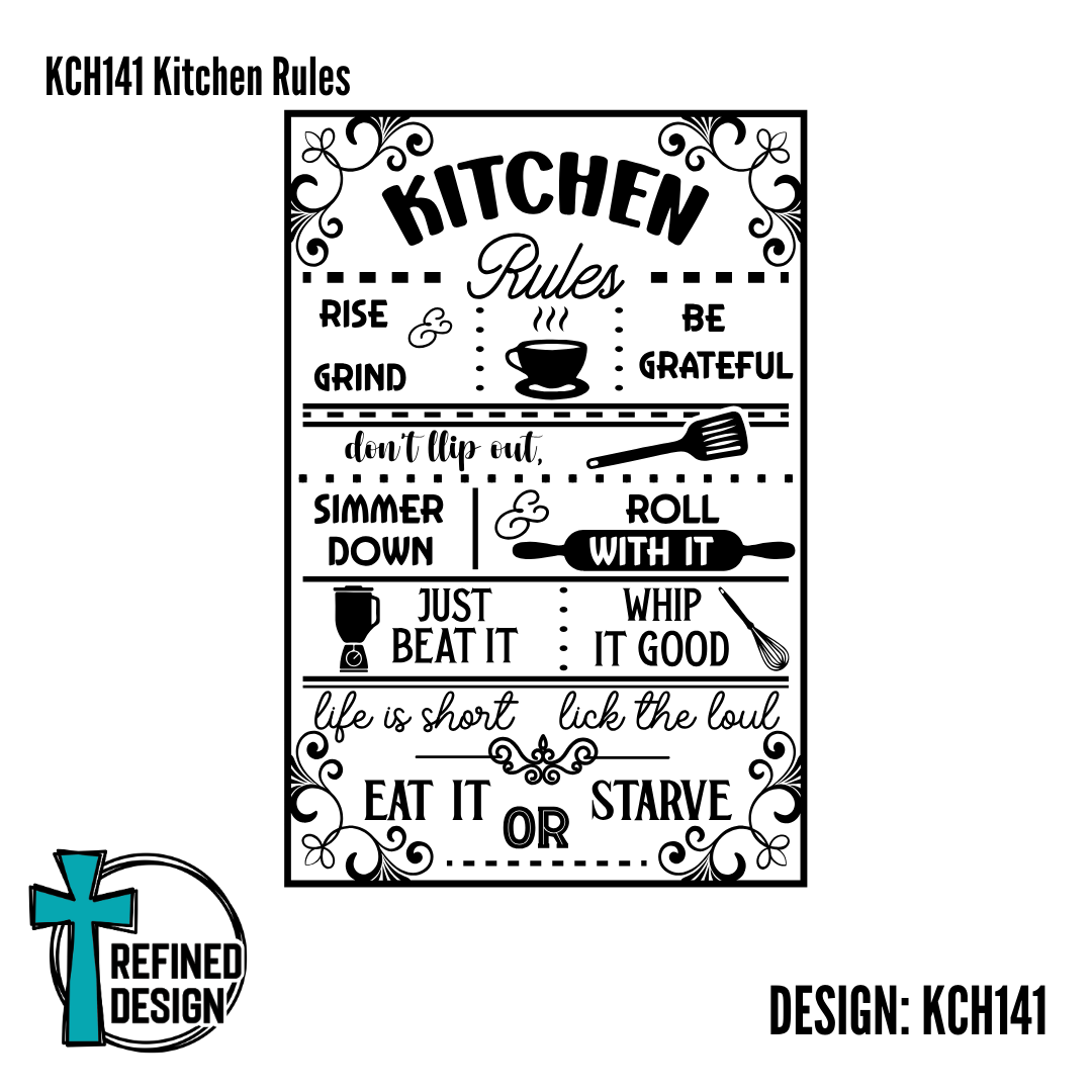 KCH141 Kitchen Rules