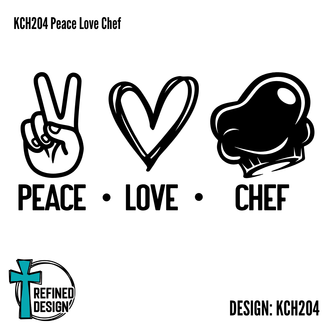 KCH204 Peace Love Chef