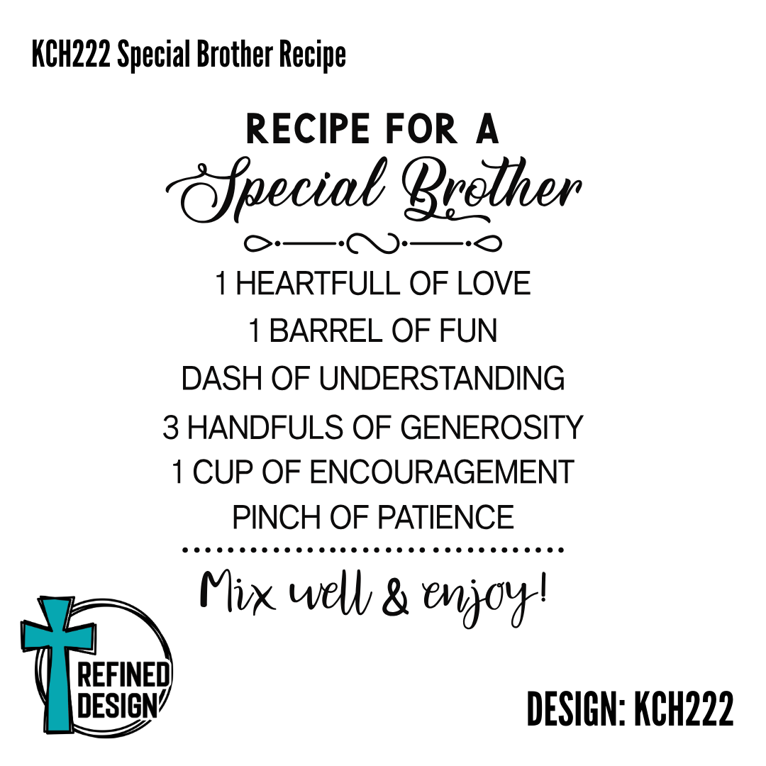 KCH222 Special Brother Recipe